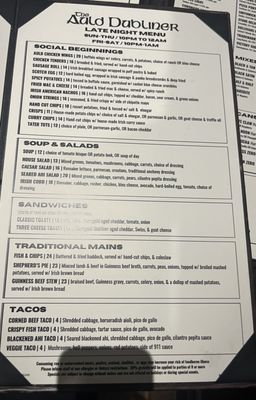 Menu photo 4 The Auld Dubliner Long Beach, CA