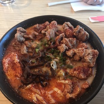 Kosuke Ramen - Spicy Ramen with popcorn chicken - Ramen Near Me - Ontario, California Kosuke Ramen - Spicy Ramen with popcorn chicken - Ramen Near Me - Ontario, California