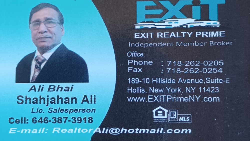 SHAHJAHAN ALI EXIT REALTY PRIME Contact Agent 18910 Hillside Ave