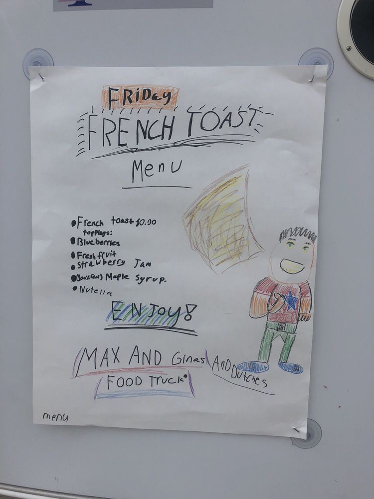 Max and Gina and Dutch’s Food Truck Logo
