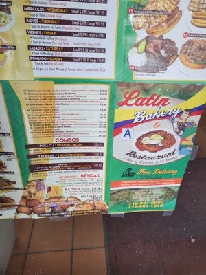 Menu photo 4 Latin Bakery Restaurant Flushing, NY