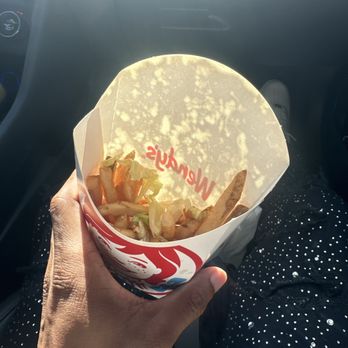 Wendy's - Horribly packed fries w lettuce They were upset that i came in and asked for a remake. - Fast Food Near Me - Warner Robins, Georgia Wendy's - Horribly packed fries w lettuce They were upset that i came in and asked for a remake. - Fast Food Near Me - Warner Robins, Georgia