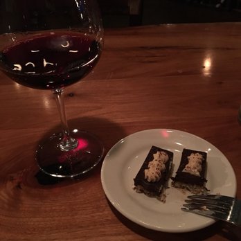 Sybaris Bistro - Little Pinot Noir & chocolate truffles - New American Near Me - Albany, Oregon Sybaris Bistro - Little Pinot Noir & chocolate truffles - New American Near Me - Albany, Oregon