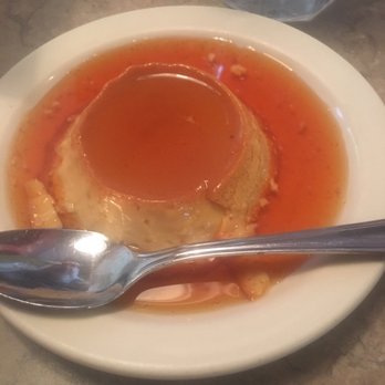 Los Arcoiris Mexican Restaurant - Oh also there was flan - Mexican Near Me - Pineola, North Carolina
