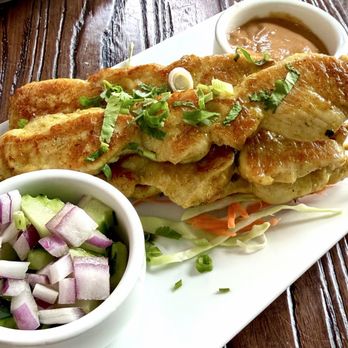 26 Thai Kitchen & Bar - Perimeter - Chicken Satay (4 pcs) - Thai Near Me - Dunwoody, Georgia 26 Thai Kitchen & Bar - Perimeter - Chicken Satay (4 pcs) - Thai Near Me - Dunwoody, Georgia