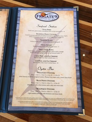 Menu photo 7 Frigate's Waterfront Bar and Grill Melbourne, FL