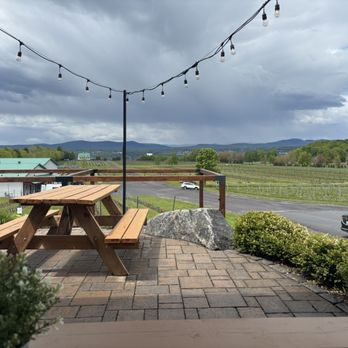 Vignoble Sainte-Petronille - View from our picnic table - Wineries Near Me - Sainte-Pétronille, Quebec