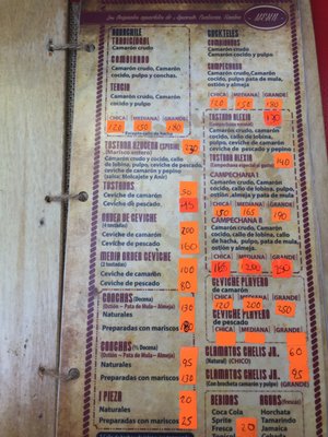 Menu photo 1 Mariscos Don Trini Tijuana, BCN