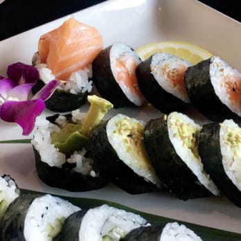 Hon Sushi - salmon, avocado, cucumber rolls - Sushi Bars Near Me - Corona, California