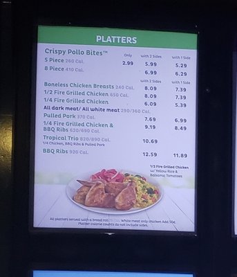 Menu photo 7 Pollo Tropical Orlando, FL