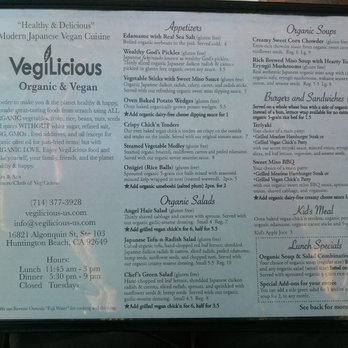 VegiOasis - Vegilicious Menu - Vegan Near Me - Huntington Beach, California VegiOasis - Vegilicious Menu - Vegan Near Me - Huntington Beach, California