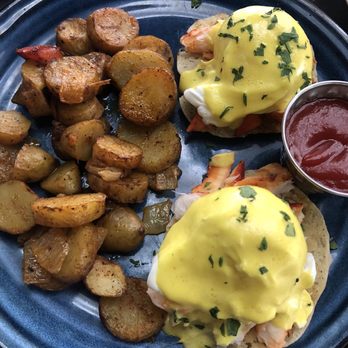 Tru Astoria - Lobster Benedict's (flavorless) - Mediterranean Near Me - Astoria, New York Tru Astoria - Lobster Benedict's (flavorless) - Mediterranean Near Me - Astoria, New York