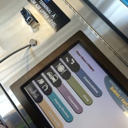 GO-Airport Shuttle - Use this kiosk at the baggage claim to call GO Airport Shuttle
