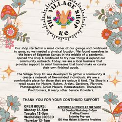 The Village Shop KC - Spring Hours Update