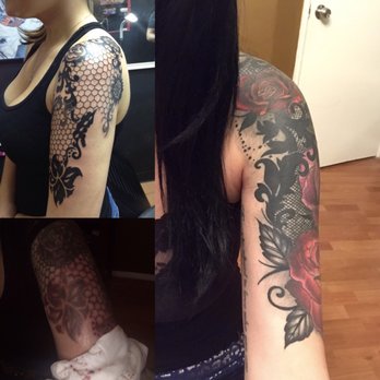 Bearcat Tattoo Gallery - Original tattoo (not done by Chad)* after laser removal* fully covered by Chad. - Tattoo Near Me - San Diego, California