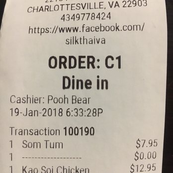 Silk Thai Restaurant - Thai Near Me - Charlottesville, Virginia