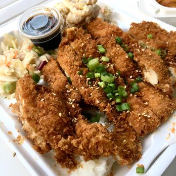 Ai Pono Cafe - Chicken Katsu Plate - Asian Fusion Near Me - Costa Mesa, California