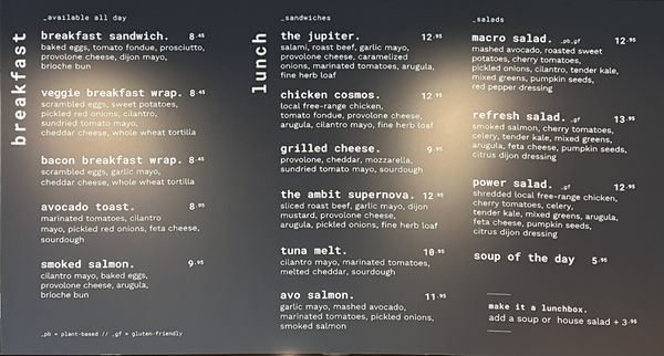 Menu photo 6 Ambit Cafe Burnaby, BC Menu photo 6 Ambit Cafe Burnaby, BC
