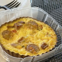 Slow Hand Bakehouse - Breakfast soufflé (sausage, pico, beans and potatoes)