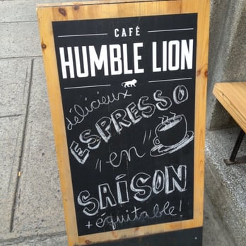 Café Humble Lion - Coffee & Tea Near Me - Montreal, Quebec