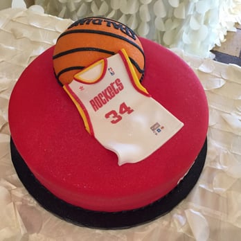 The Pie Factory - Grooms cake (they even had dotted lines for the jersey stitching!) This was a carrot cake (one of our favorites) and was delicious! - Bakeries Near Me - Houston, Texas The Pie Factory - Grooms cake (they even had dotted lines for the jersey stitching!) This was a carrot cake (one of our favorites) and was delicious! - Bakeries Near Me - Houston, Texas