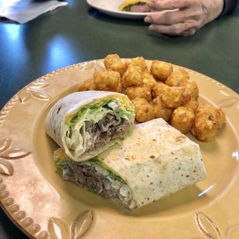 Mr Lucky’s Deli - Steak and cheese in front, breakfast burrito with ham in the back. - American Near Me - Sweet Home, Oregon Mr Lucky’s Deli - Steak and cheese in front, breakfast burrito with ham in the back. - American Near Me - Sweet Home, Oregon
