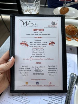 Menu photo 1 Wally's Grill & Drafthouse Lee's Summit, MO Menu photo 1 Wally's Grill & Drafthouse Lee's Summit, MO