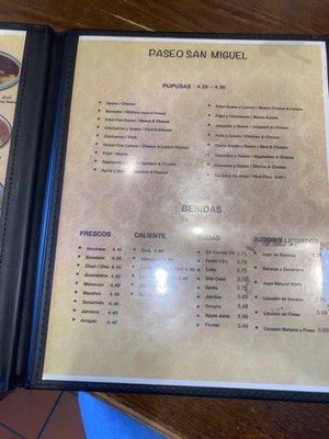 Menu photo 7 Paseo San Miguel Los Angeles, CA