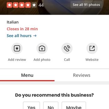 Decarli - Hours of operation incorrect - Italian Near Me - Beaverton, Oregon