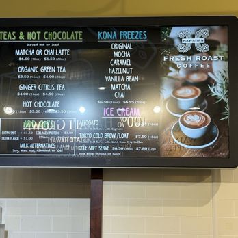 Hawaiian Fresh Roast - Menu - Coffee & Tea Near Me - Honolulu, Hawaii Hawaiian Fresh Roast - Menu - Coffee & Tea Near Me - Honolulu, Hawaii