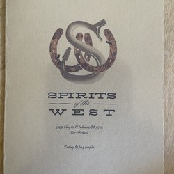 Western Spirits - Menu