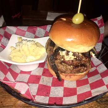 Digby's Pub and Patio - 2/3 pounder farmers market meat burger. WOW! That is one huge burger! A hungry boy couldn't even finish it! - New American Near Me - Lafayette, Indiana Digby's Pub and Patio - 2/3 pounder farmers market meat burger. WOW! That is one huge burger! A hungry boy couldn't even finish it! - New American Near Me - Lafayette, Indiana