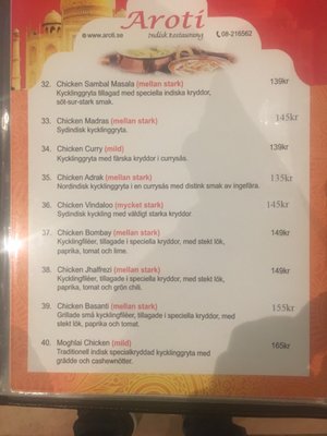 Menu photo 6 Aroti Stockholm, AB