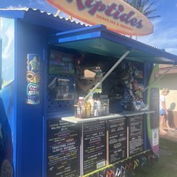 Unassuming food truck. Friendly staff. Great view.