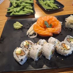 Sushi Garden Bistro - Salmon and Philly roll