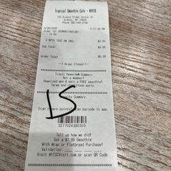 Tropical Smoothie Cafe - Free today!