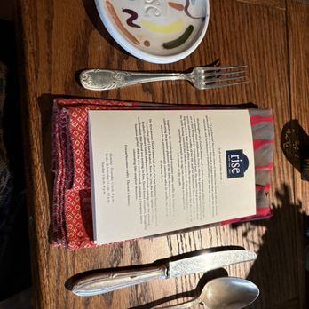 rise soufflé - Tulsa - Cutest table setting - French Near Me - Tulsa, Oklahoma