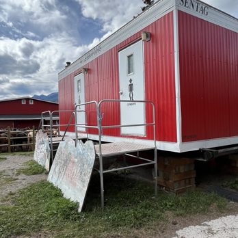 Banff Harley-Davidson - Washroom at start of ride - Horseback Riding Near Me - Banff, Alberta