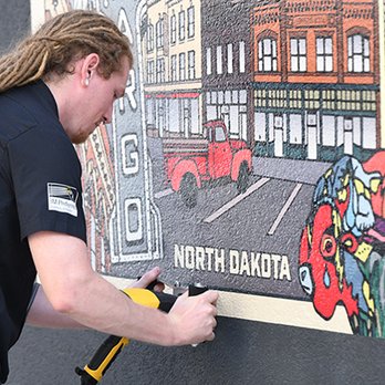 Abovo - Fargo Interactive Wall | Graphic Design | ABOVO Graphic Designers - Marketing Near Me - Fargo, North Dakota
