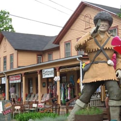 Mystery Spot Antiques - The All-Seeing, All-Knowing Big Man (Davy Crockett) guards our vintage treasures with much love and care.