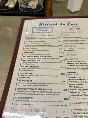 Menu photo 3 Bistrot Du Coin Washington, DC, DC