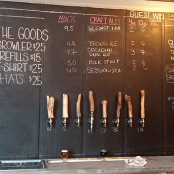 Captain Fatty's Brewery - Menu on 6/20/2015. They run out quick! - Breweries Near Me - Goleta, California