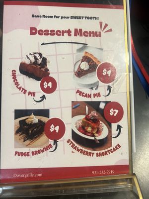 Menu photo 6 Dover Grille Dover, TN