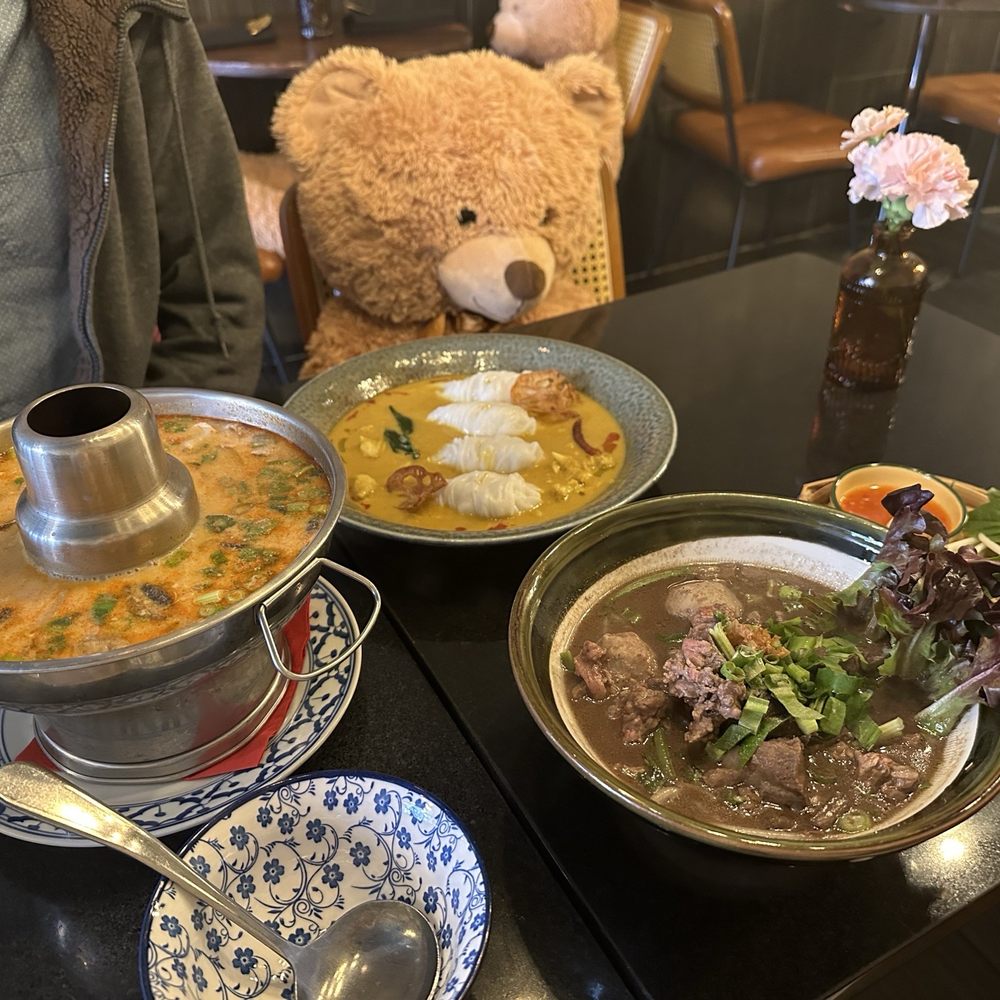 Valla Table - Tom Yum Soup, Boat Noodles, and Crab Dumpling with Red Curry - Thai Near Me - New York, New York Valla Table - Tom Yum Soup, Boat Noodles, and Crab Dumpling with Red Curry - Thai Near Me - New York, New York
