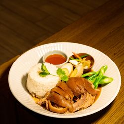 Manon - Pork Leg Stew ( Khao Ka Moo ) Special only Every Monday