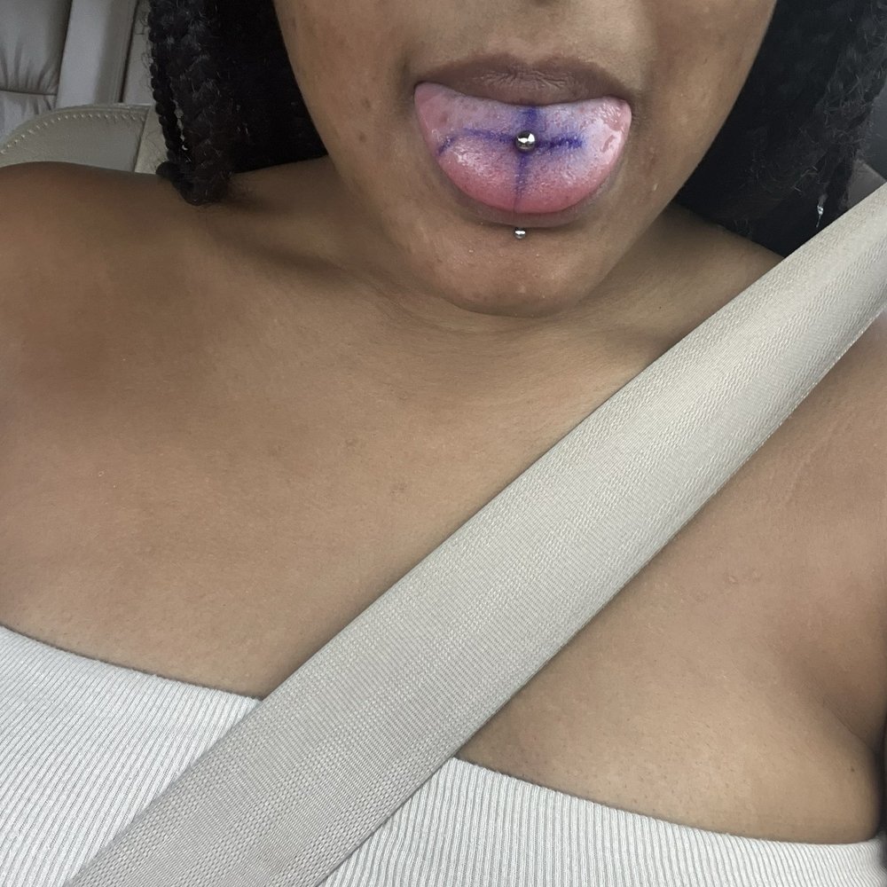 i gotten a tongue piercing i gotten a tongue piercing