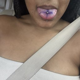 i gotten a tongue piercing i gotten a tongue piercing