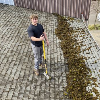Max Pro Wash - The amount of moss on this one roof filled 3 huge garbage bags! - Pressure Washers Near Me Max Pro Wash - The amount of moss on this one roof filled 3 huge garbage bags! - Pressure Washers Near Me