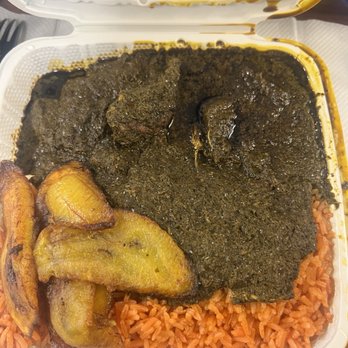 Sweet Sweet Kitchen - Authentic Cassava Leaves with Plantains and Jollof Rice - Diners Near Me - Washington, DC, District of Columbia