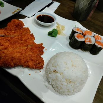 Sushi Sheng - Bento box two items with Sake roll and Tonkatsu - Japanese Near Me - San Francisco, California Sushi Sheng - Bento box two items with Sake roll and Tonkatsu - Japanese Near Me - San Francisco, California